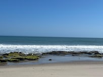 Beach in front of the unit