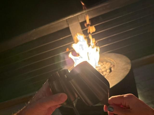 Wine by the fire
