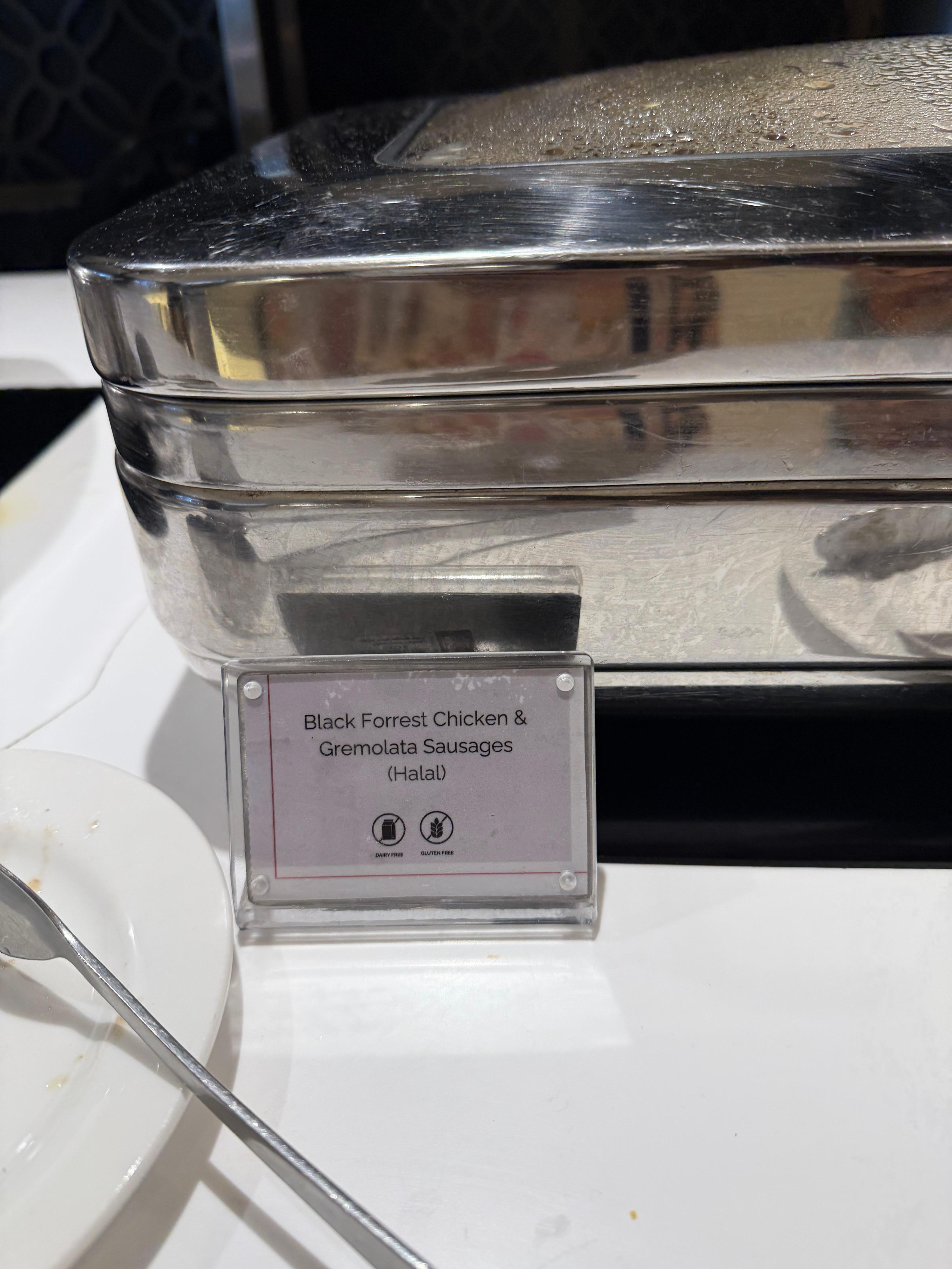 Halal option was very handy for us