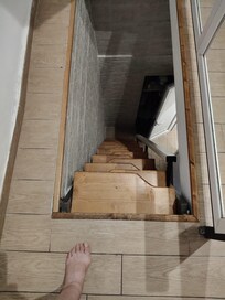 vista escalera de arriba a abajo