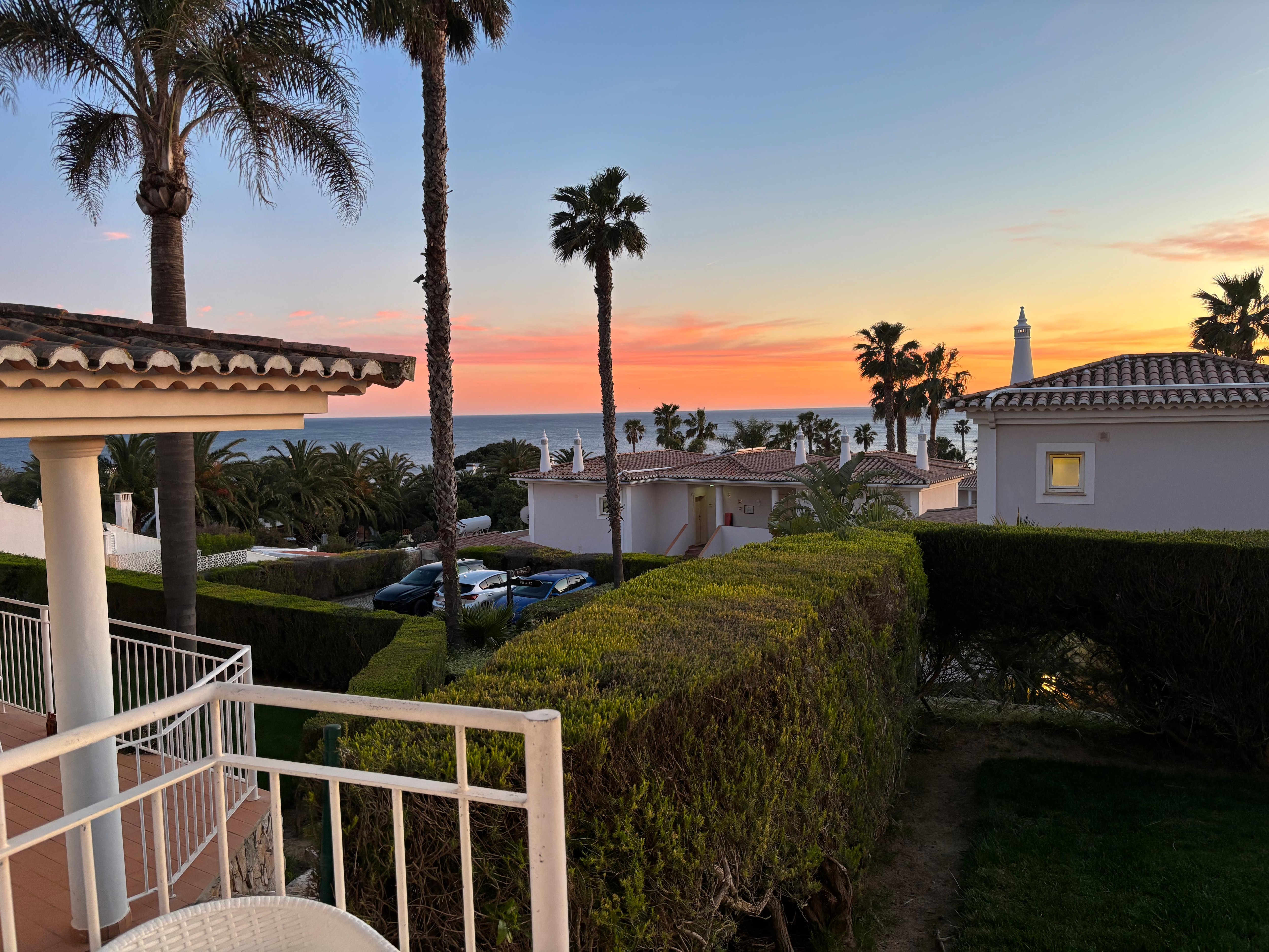 Sunset from our patio.