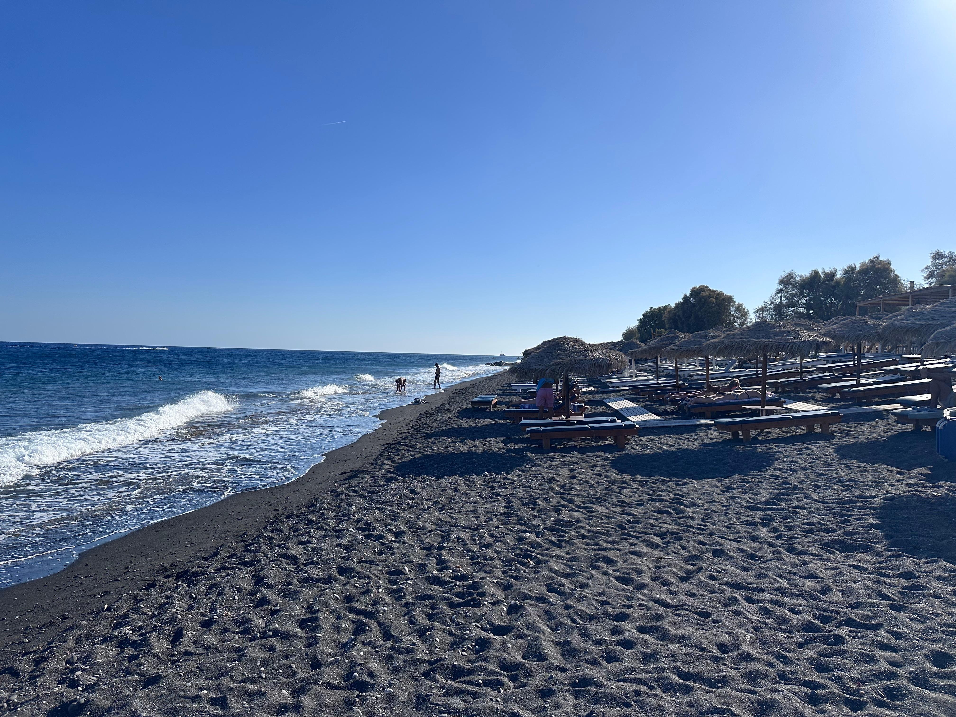 The beach to the South