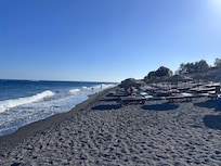 The beach to the South