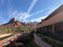 Front courtyard - right side