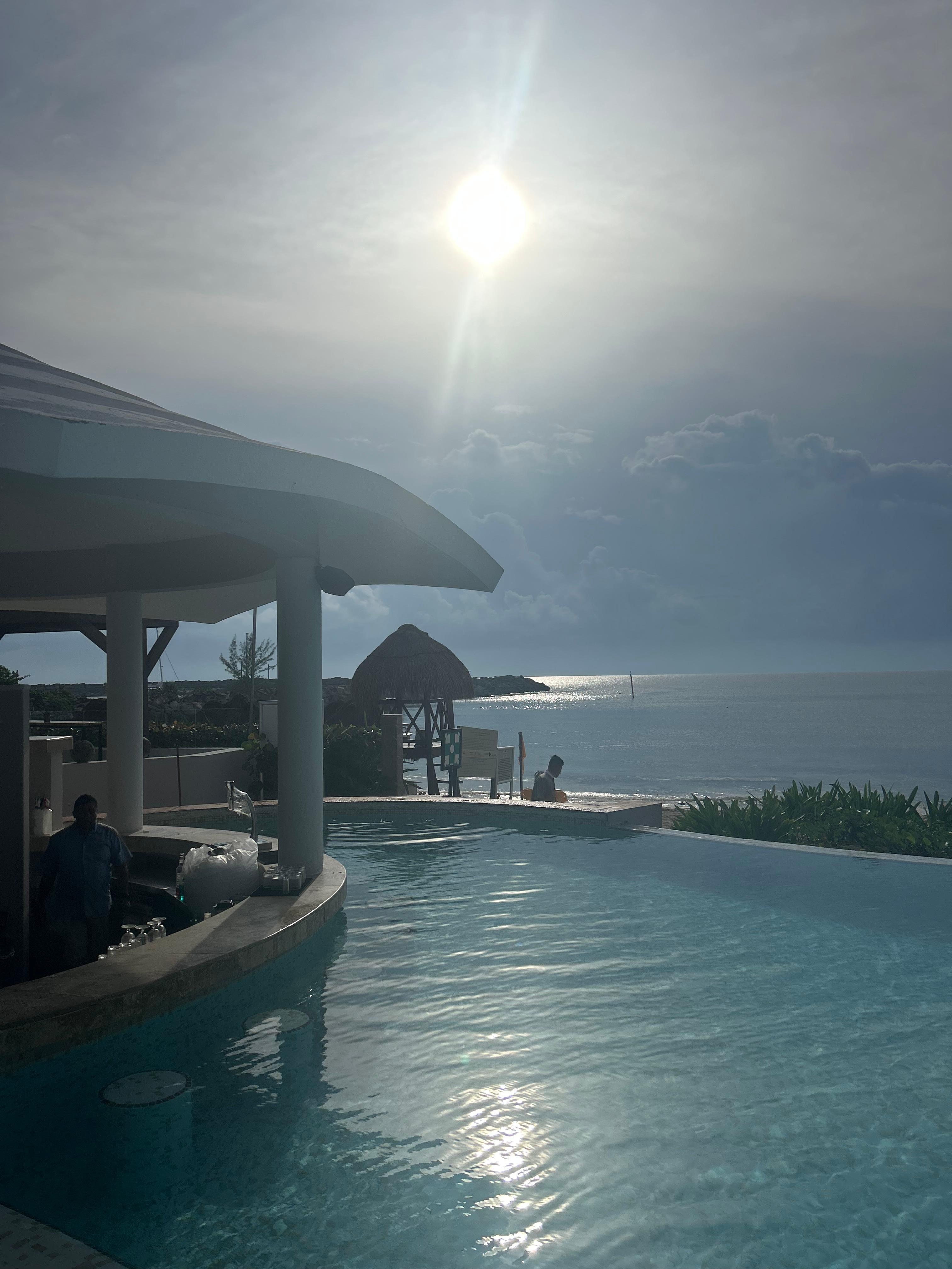 View from preferred pool