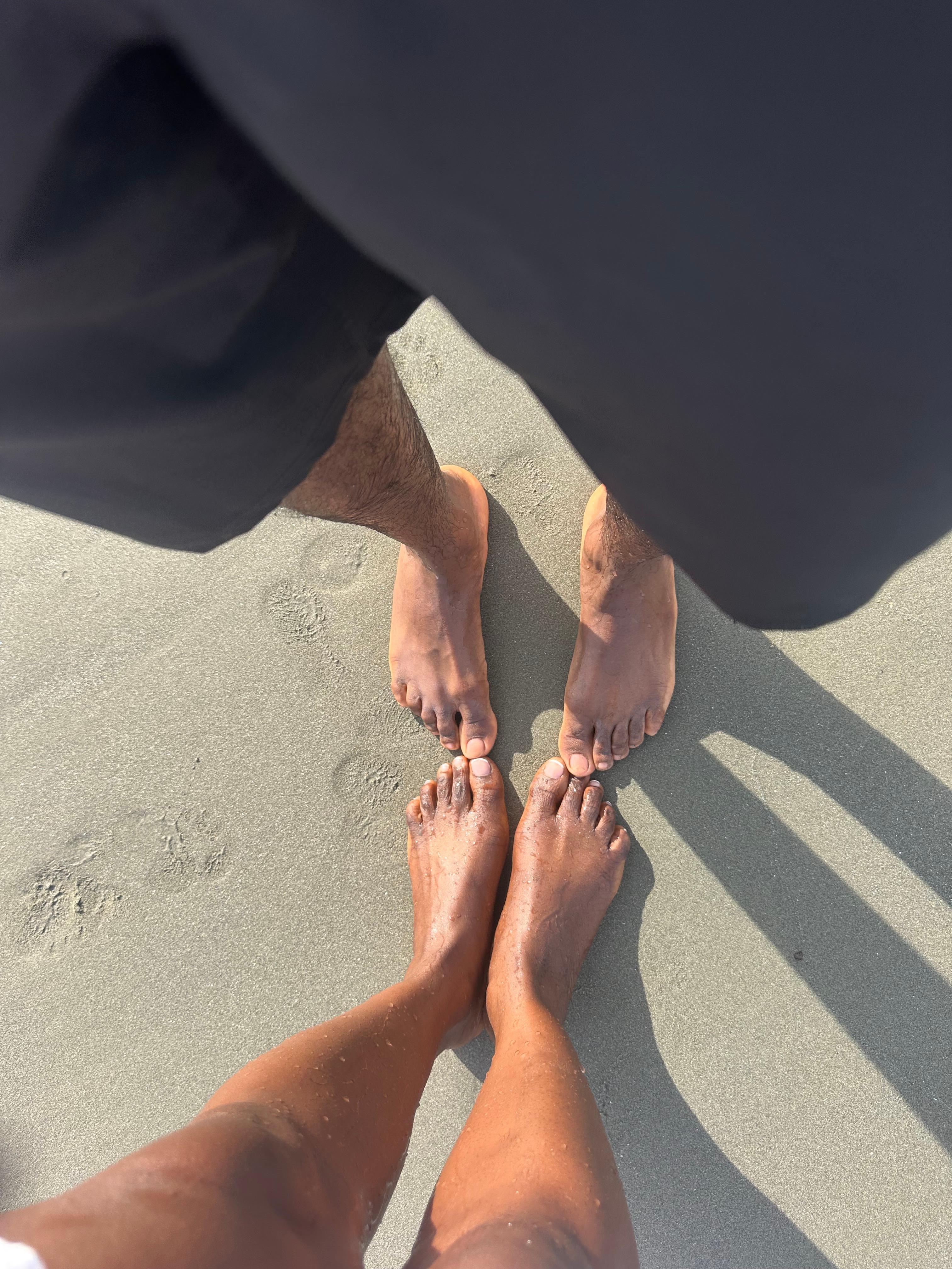 The beach sand is not my favorite, but nice vibe.