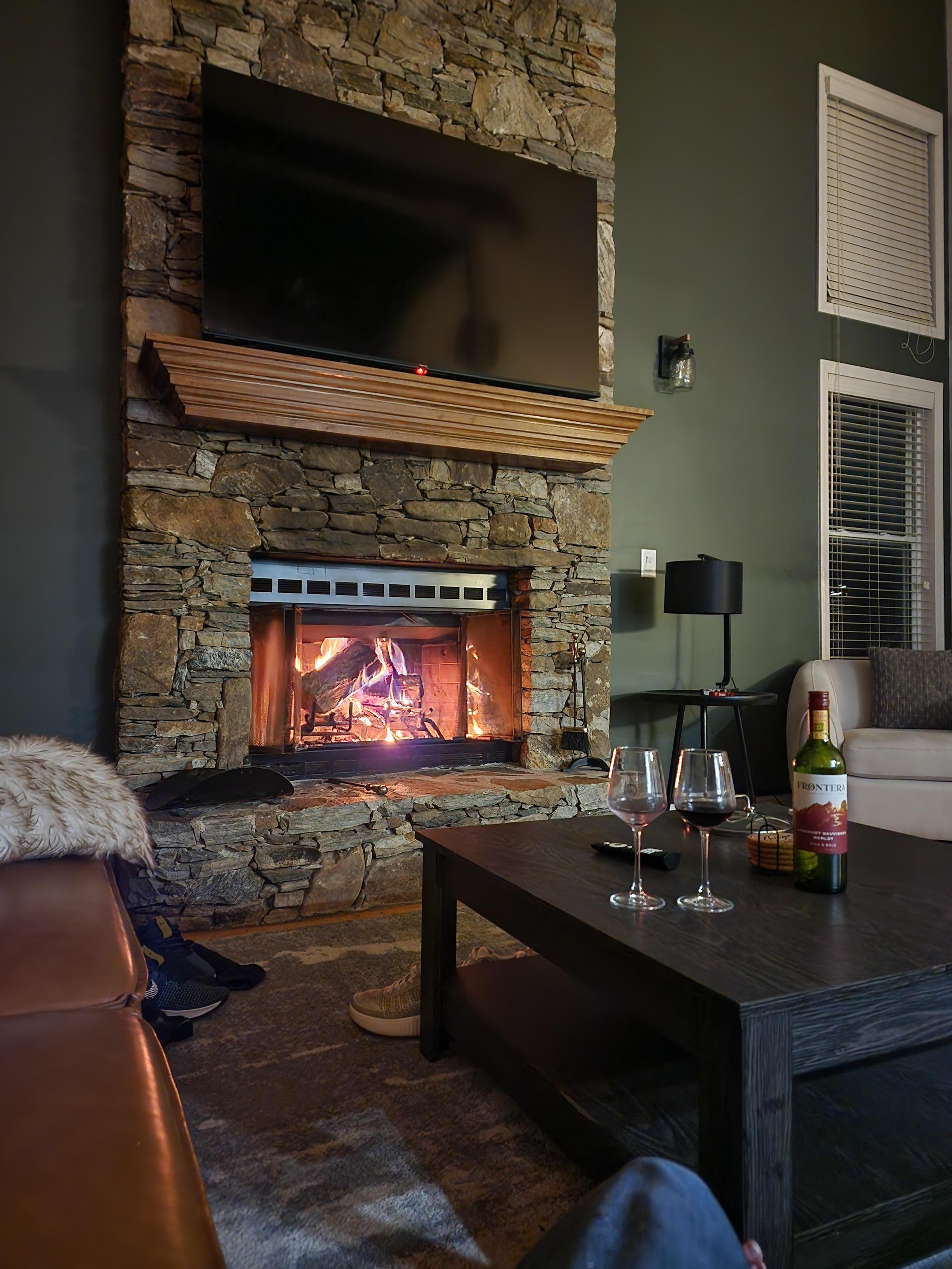 REAL Fireside relaxation