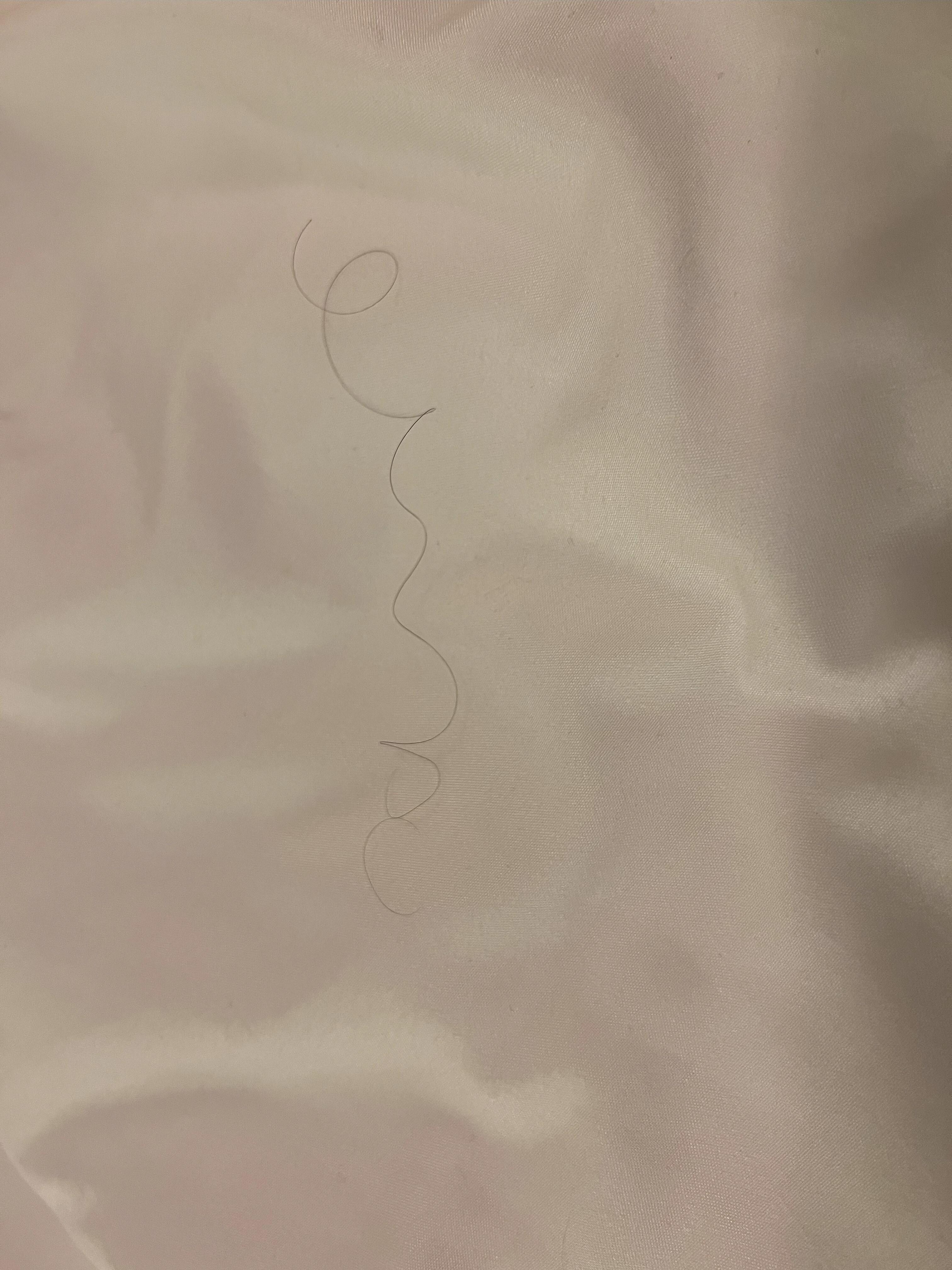 Hair in bed