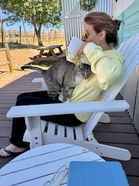 Morning coffee with Mazzi