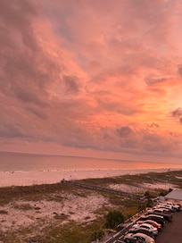 Our first nights sunset off the balcony.