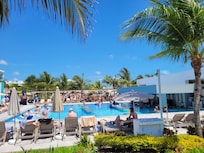 Poolside during the afternoon