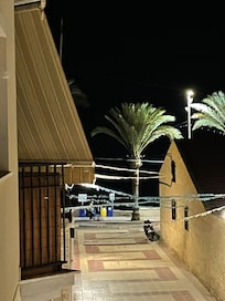 Blick vom Balkon