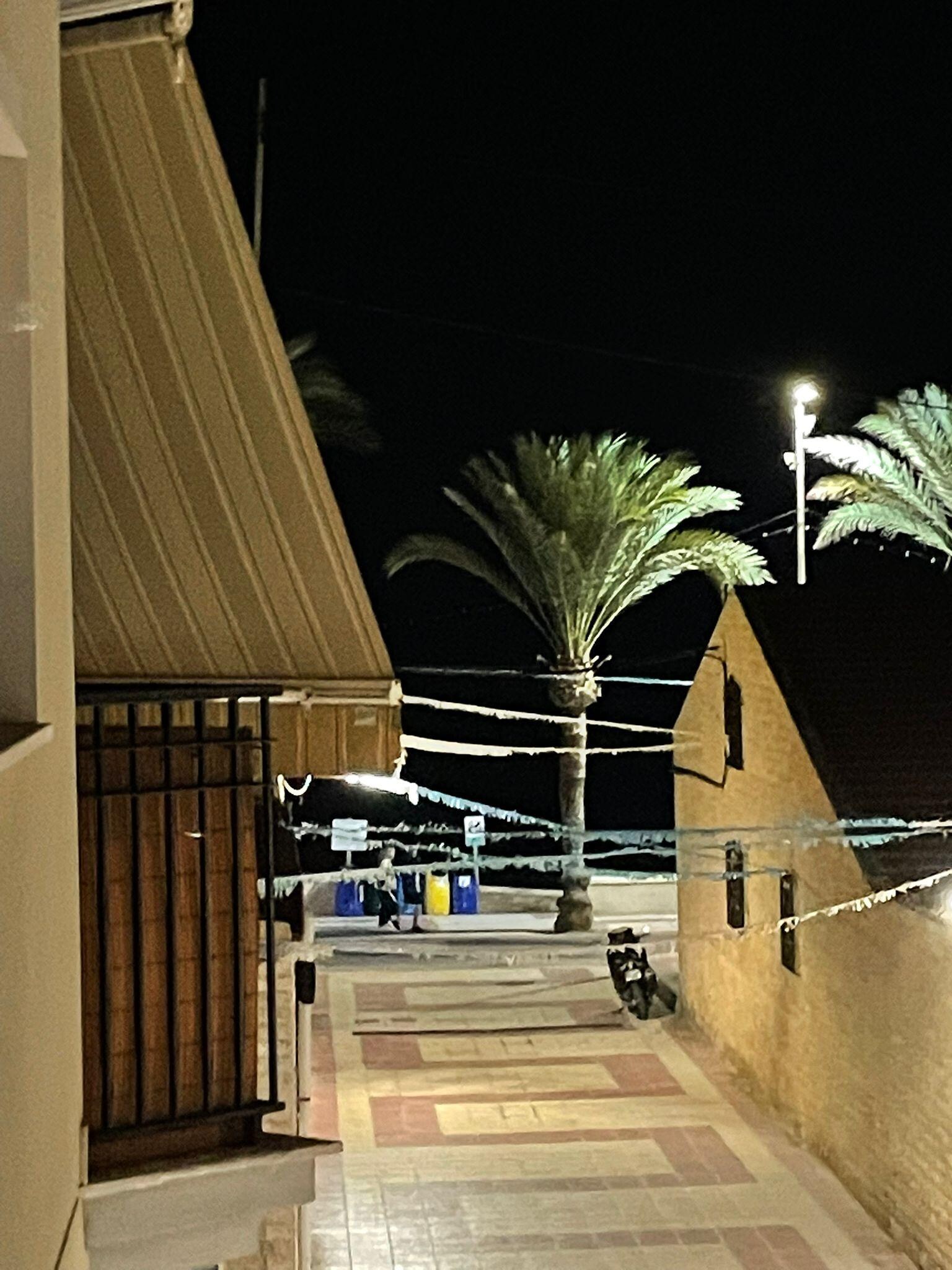 Blick vom Balkon