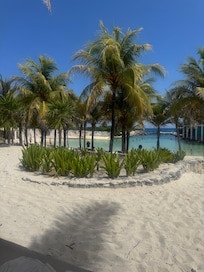 Área de la playa privada