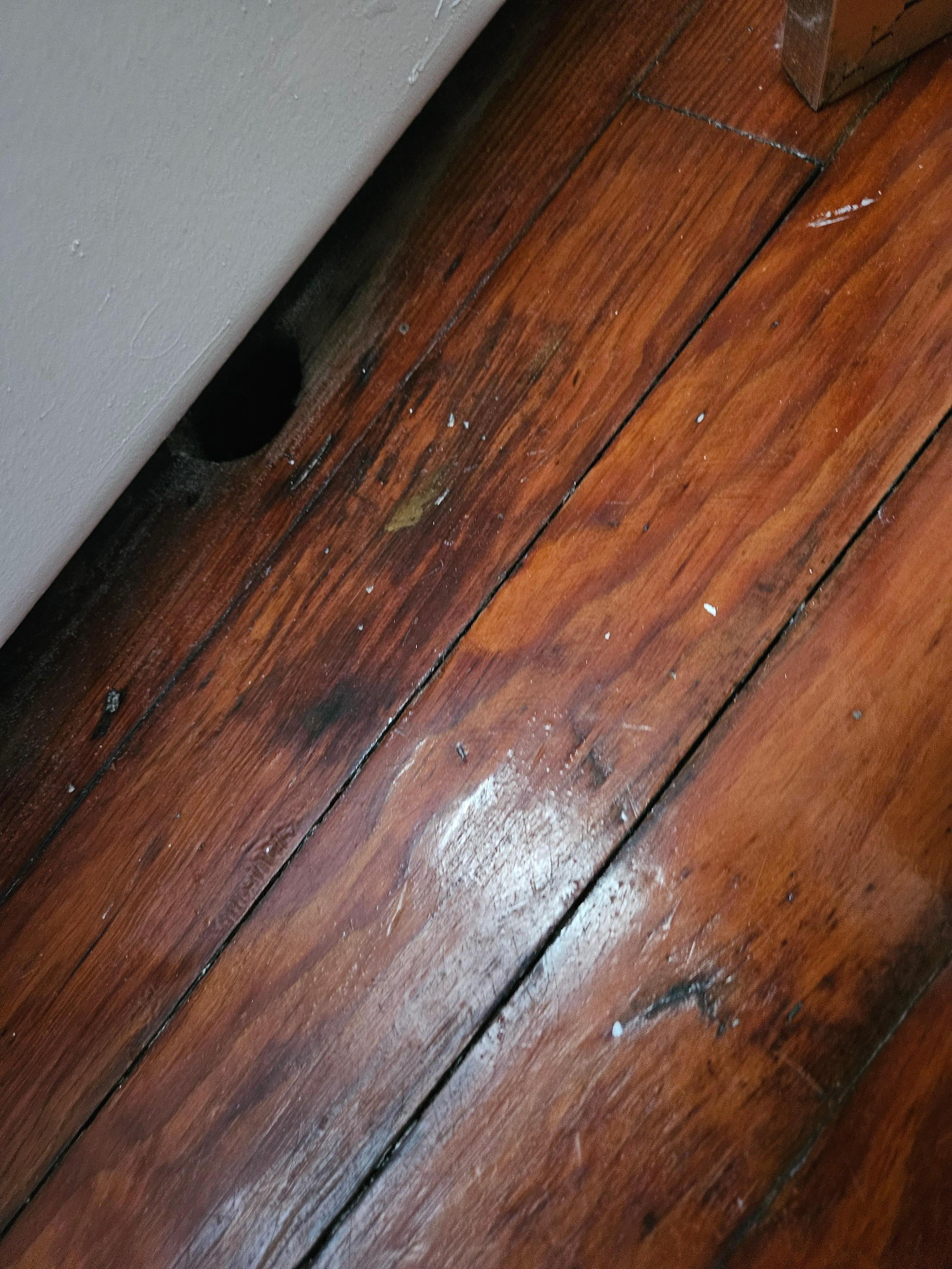 Another hole in one of the rooms upstairs