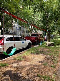 Cute play area within steps of the property