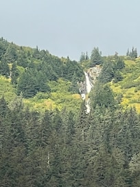 Waterfall view from my room