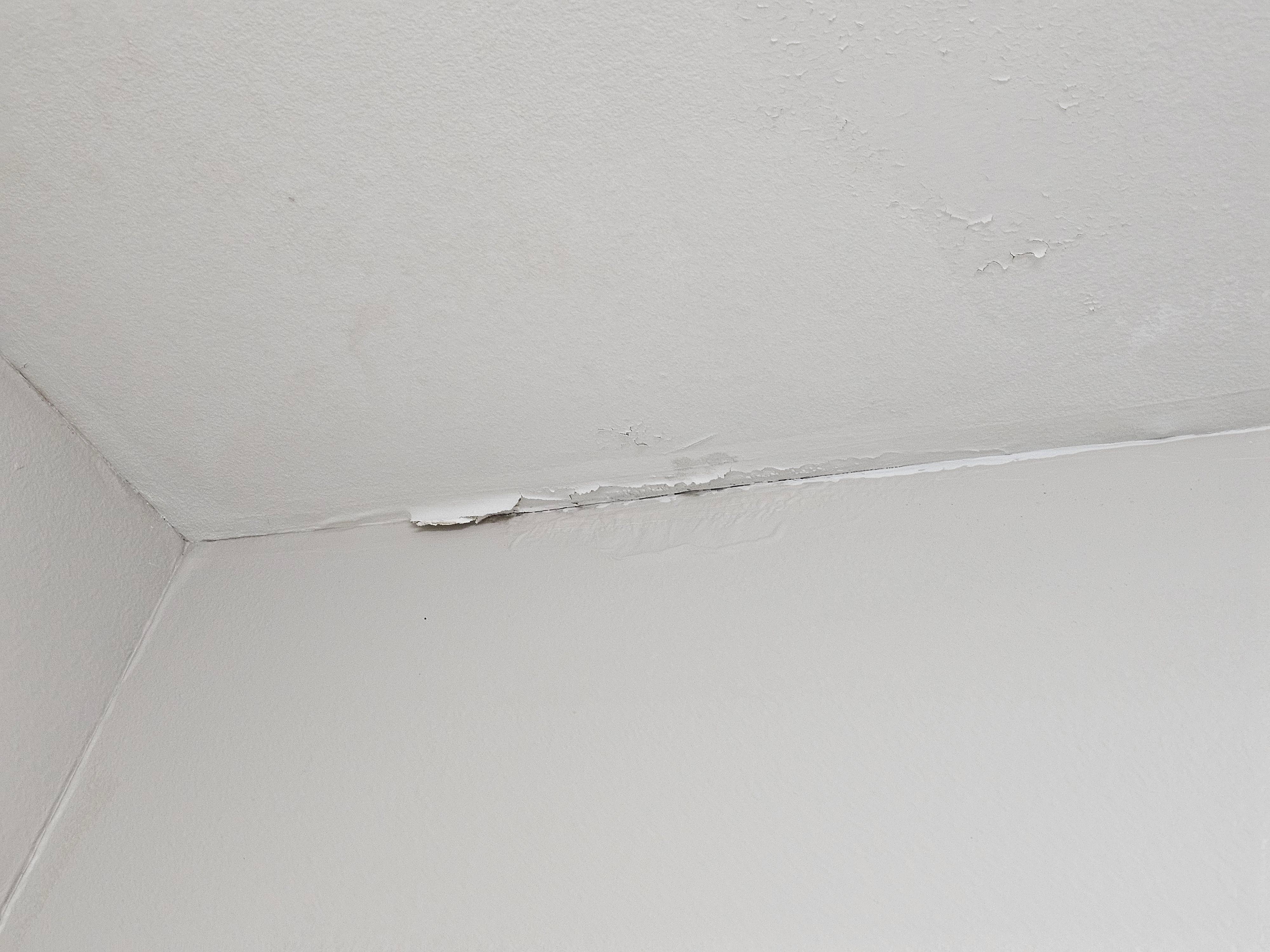 Paint flaking