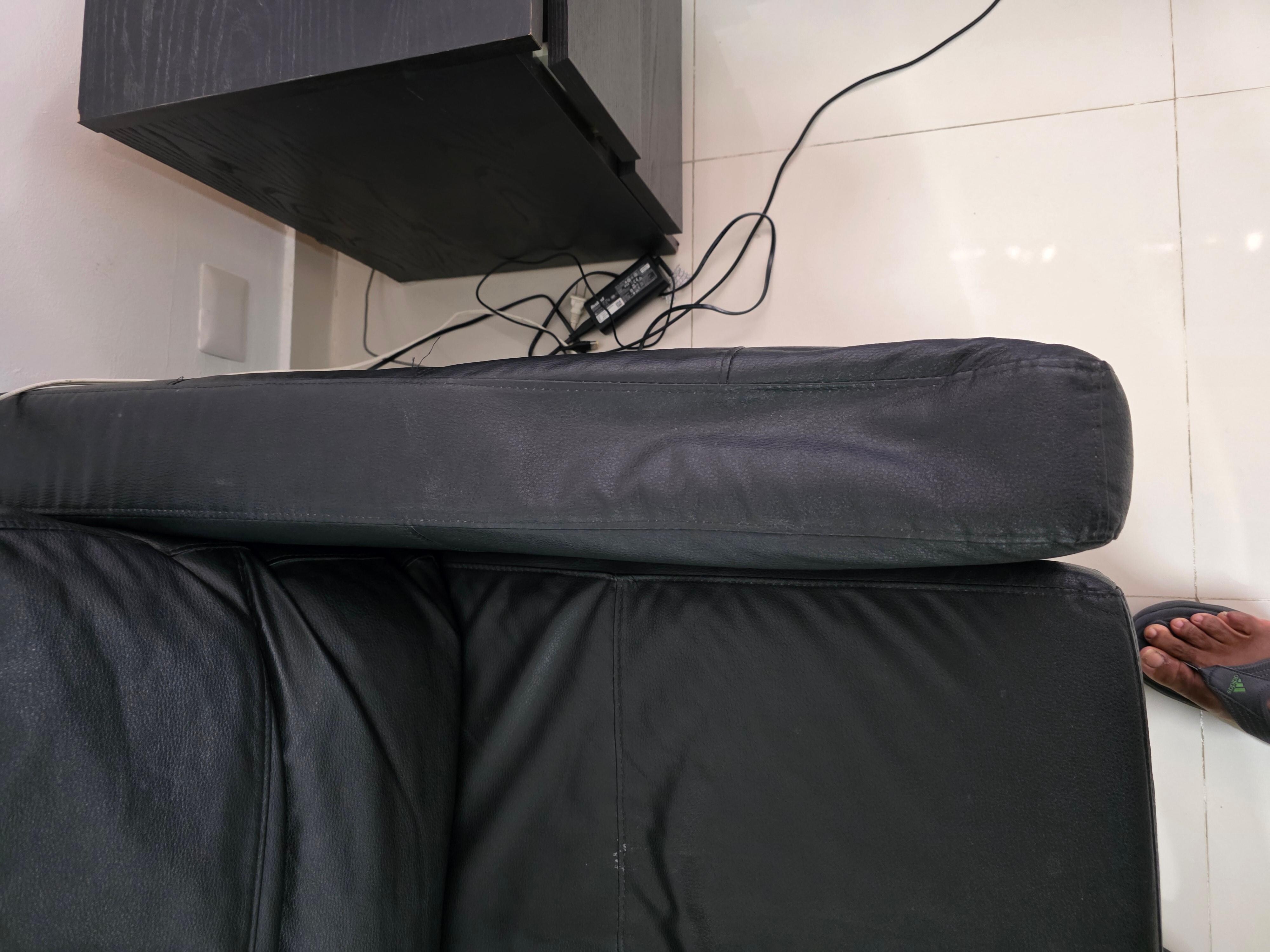 Broken couch arm