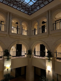 Inside the hotel
