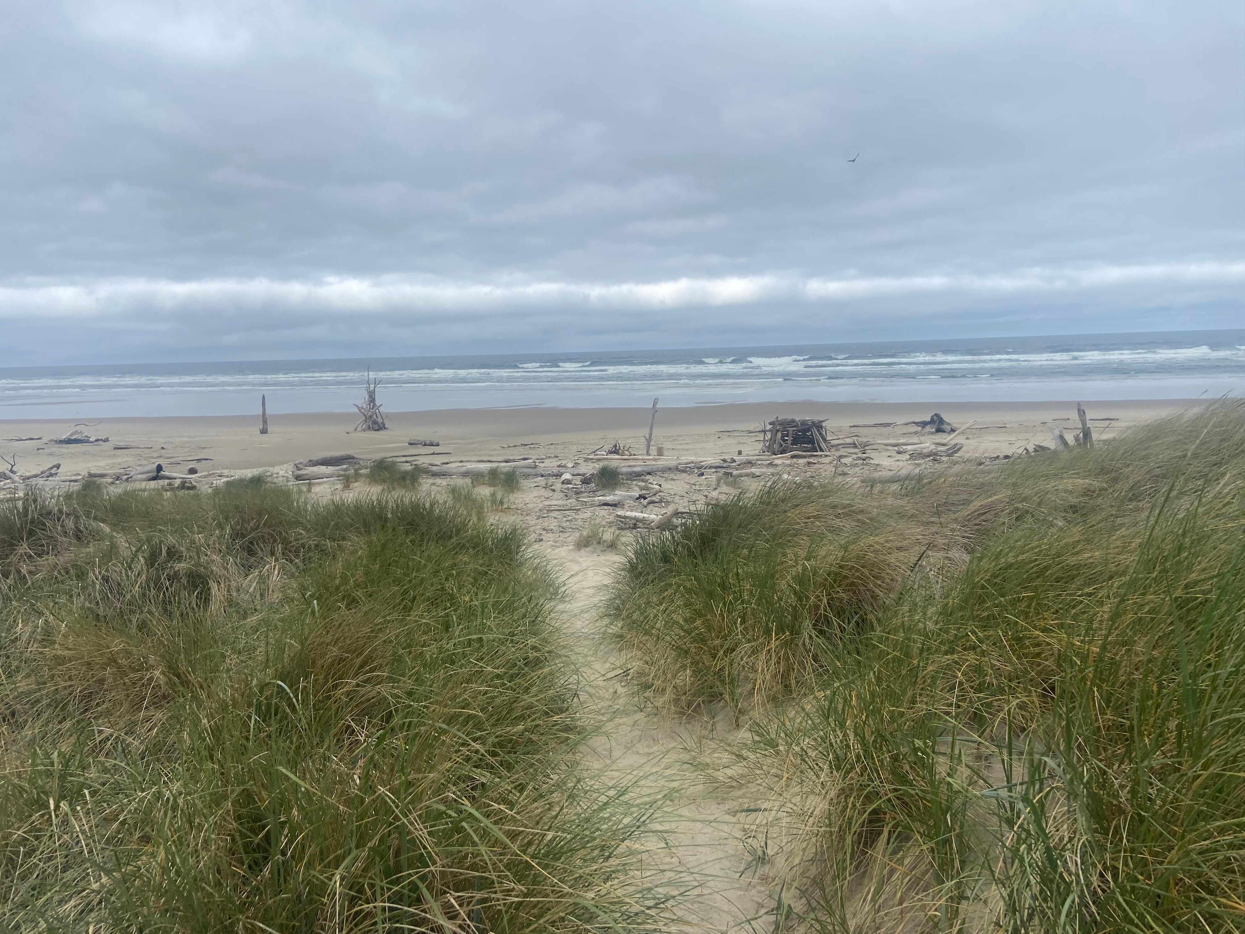 This is the beach access - just a block from the cabin 