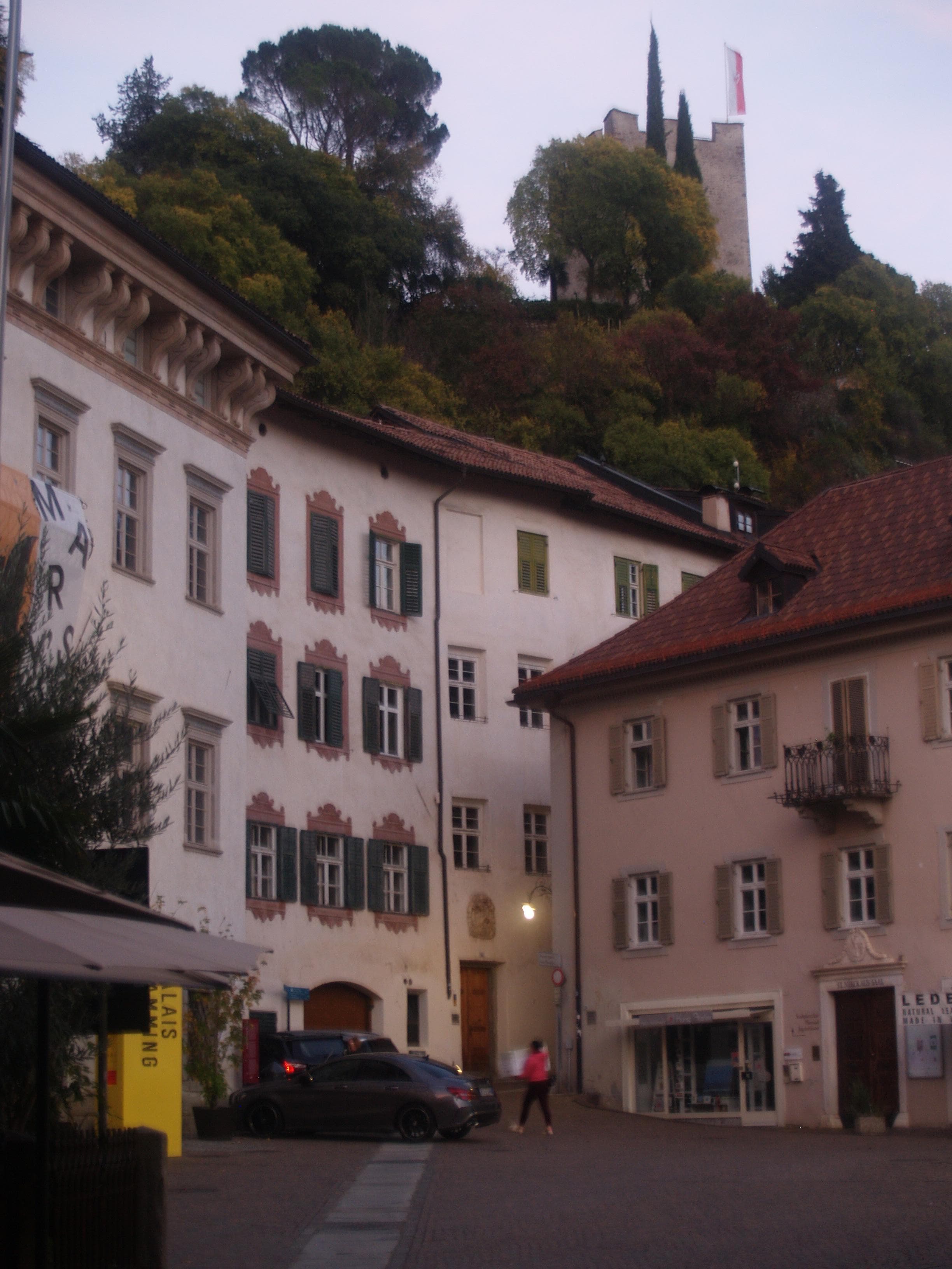 Entrance to the apartment is just up the alley on the left.