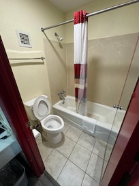 Shower had plenty of pressure.