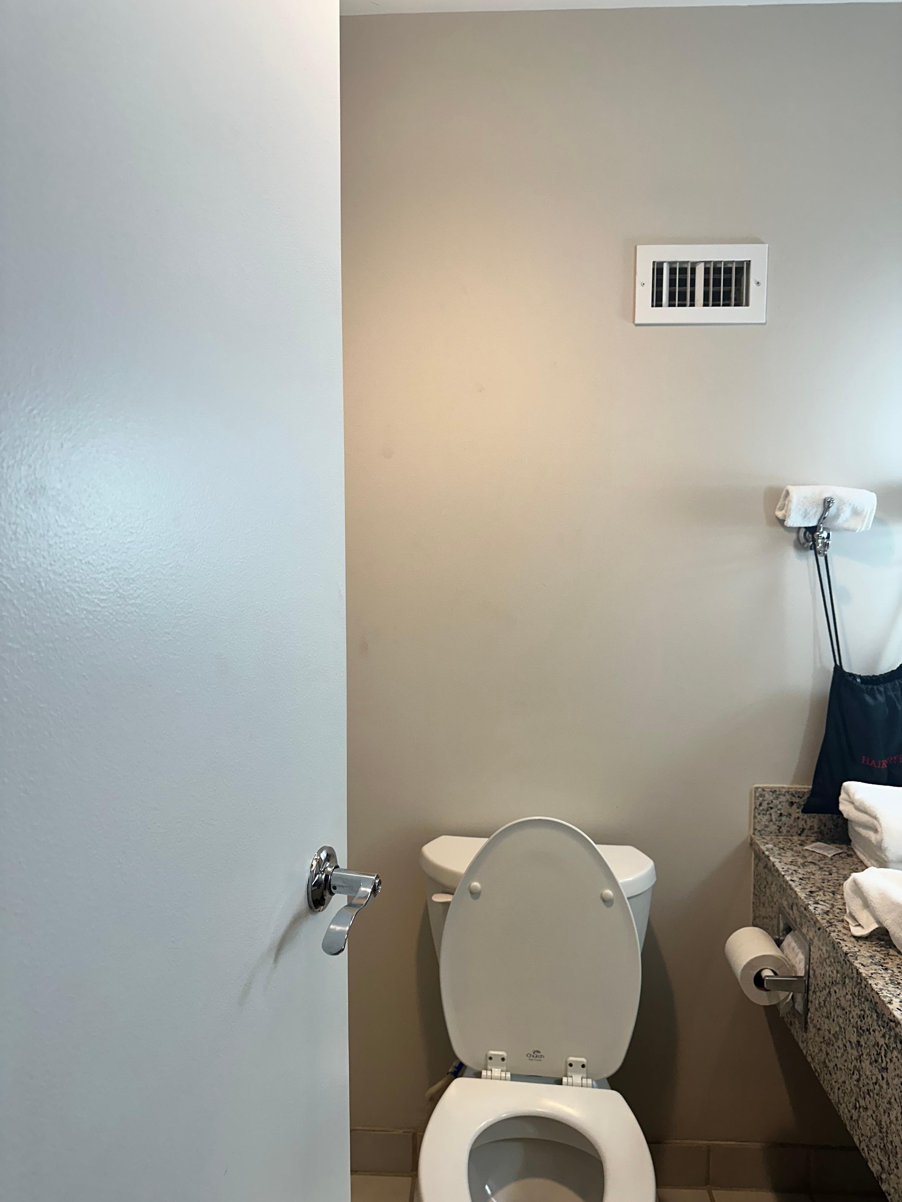 Only one person can go in at a time.