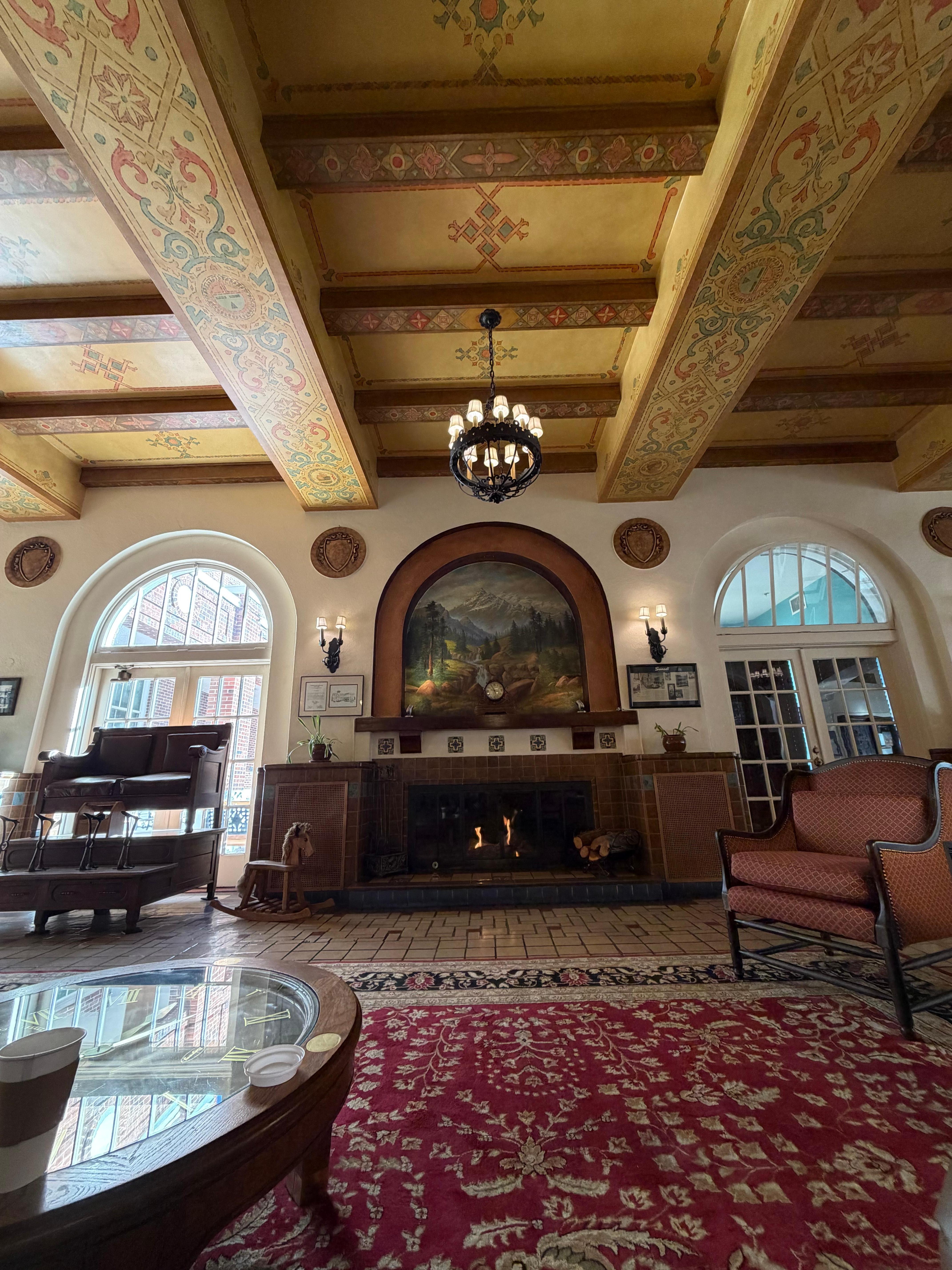 Gorgeous  comfortable lobby where I sat and enjoyed my coffee early mornings