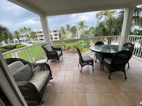 Classy extra large balcony
