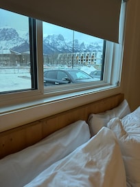 Reviews from second floor units are probably much more positive about views.