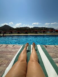 View from the pool.