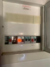 Instructions said to turn on Number 1 for Water Heater,
Unfortunately there was No Visible Numbers