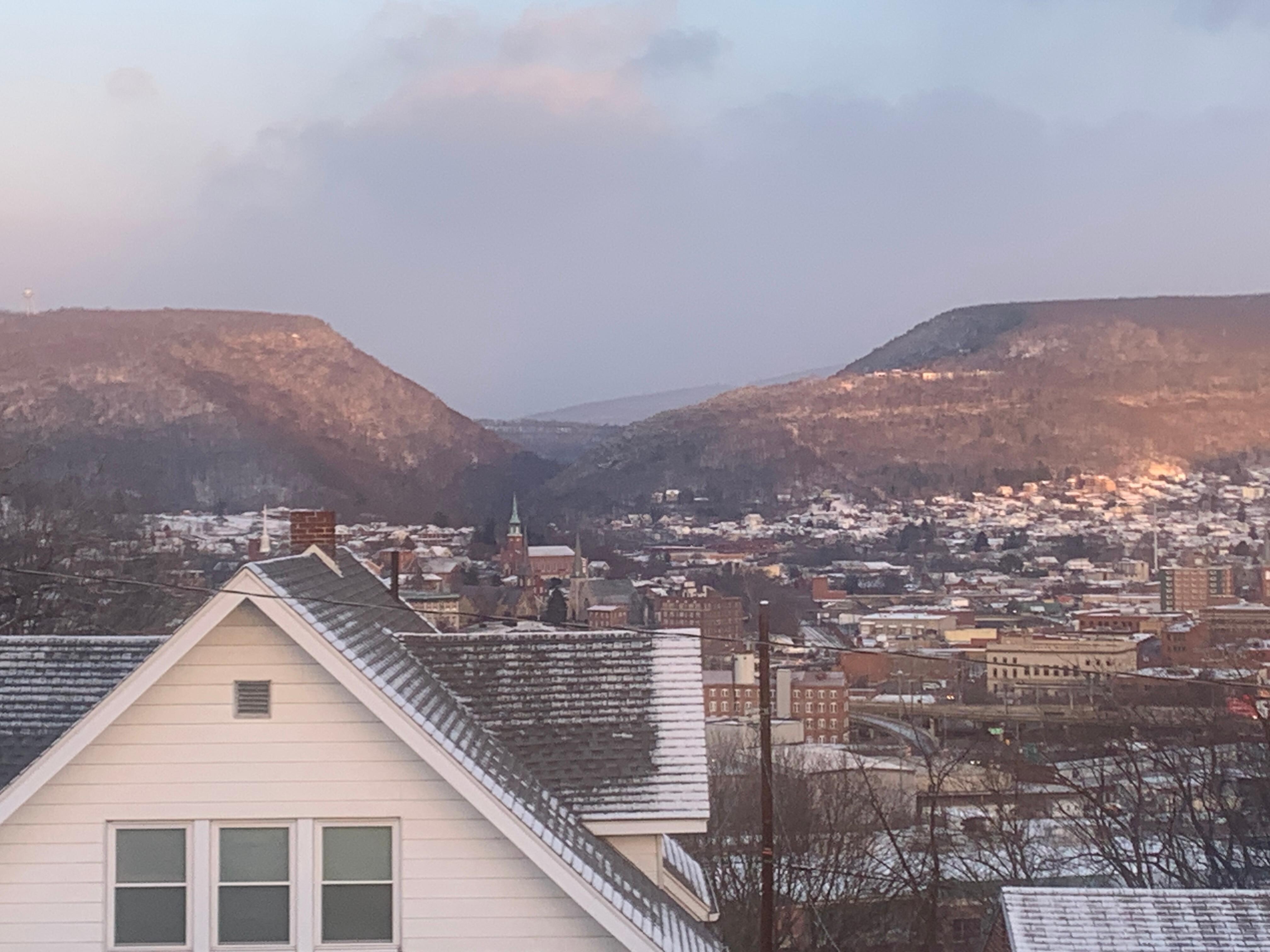 View from the front porch !!