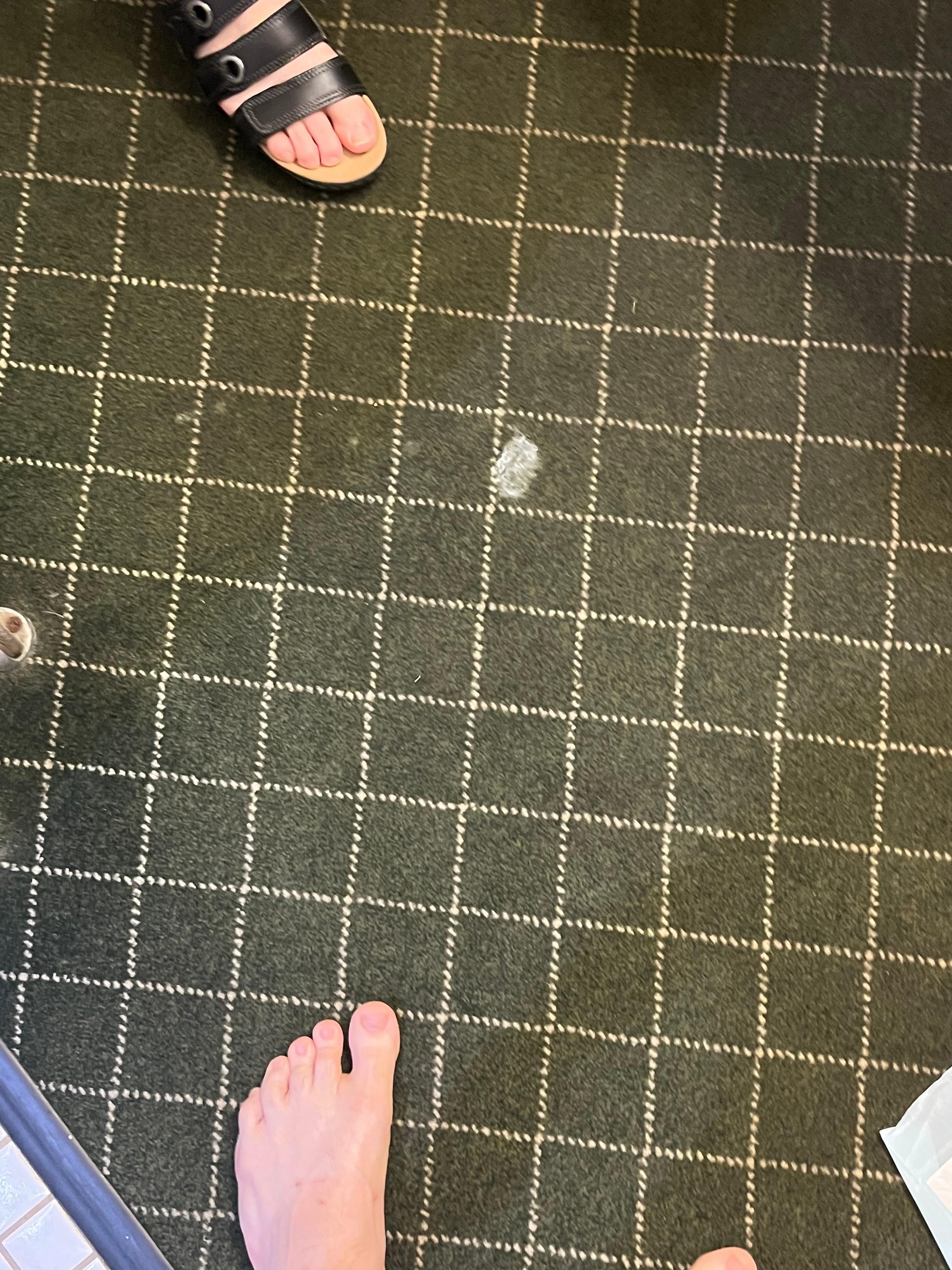 Stain on carpet