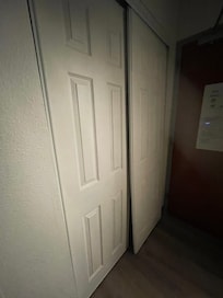 Closet door broken
