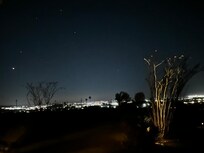 At night from the north side porch.