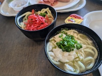 朝食のソーキそば