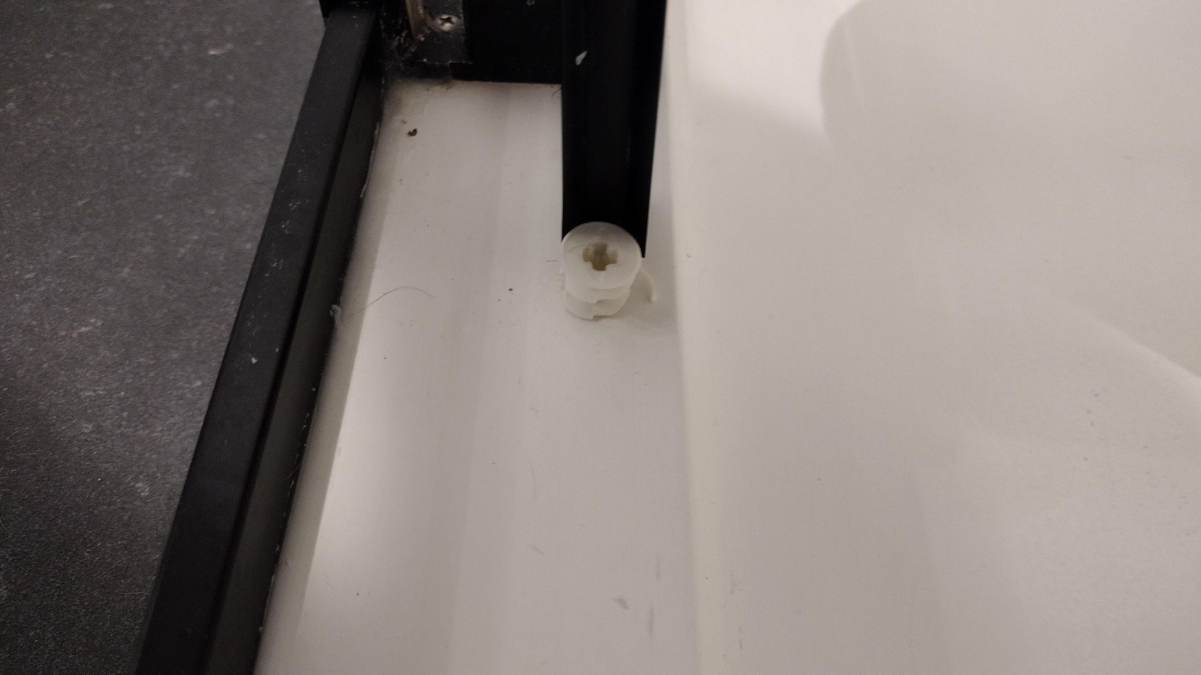 The other door was screwed in.  This is not an temporary fix.  Sad 