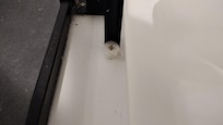 The other door was screwed in. This is not an temporary fix. Sad