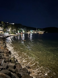 View at night, (looking toward Iggie’s)