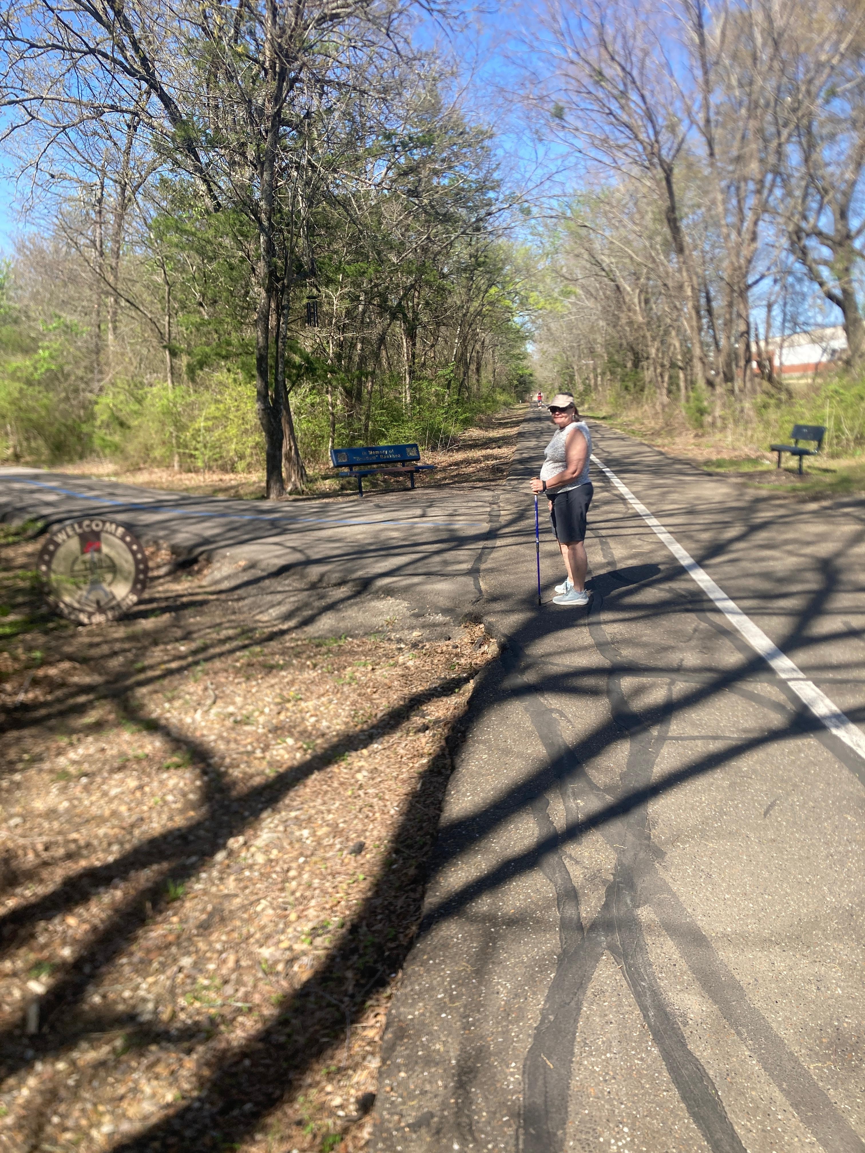 Walking trail 160 mi long