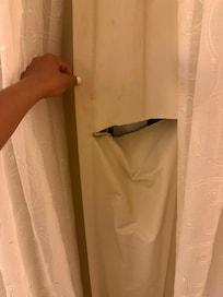 Broken Roller Curtain
