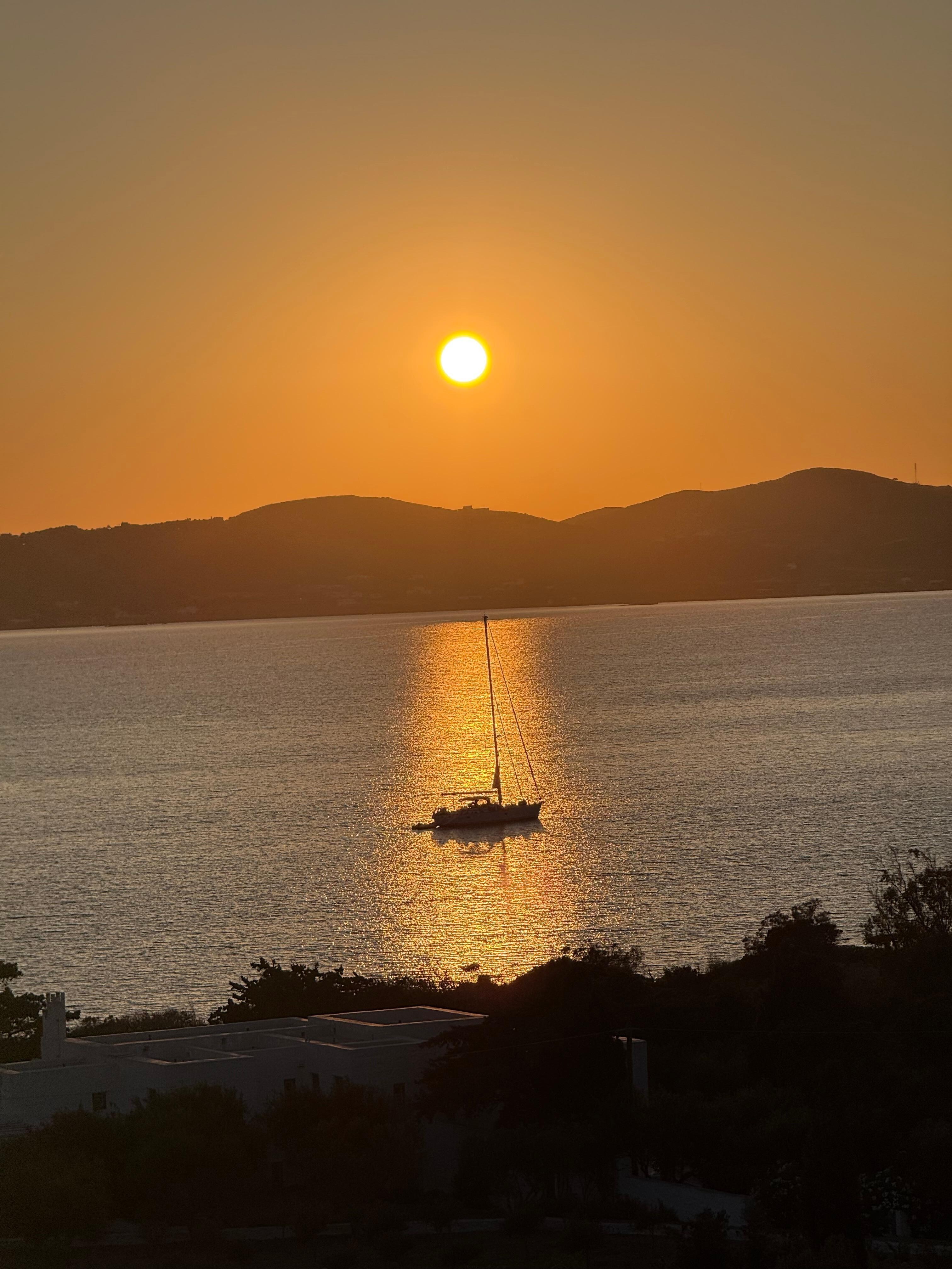 Sunset from the patio