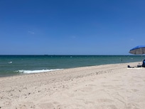 Beach across the street! Can't beat that!
