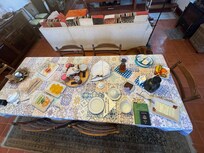 Breakfast one morning. They also make eggs if you want.