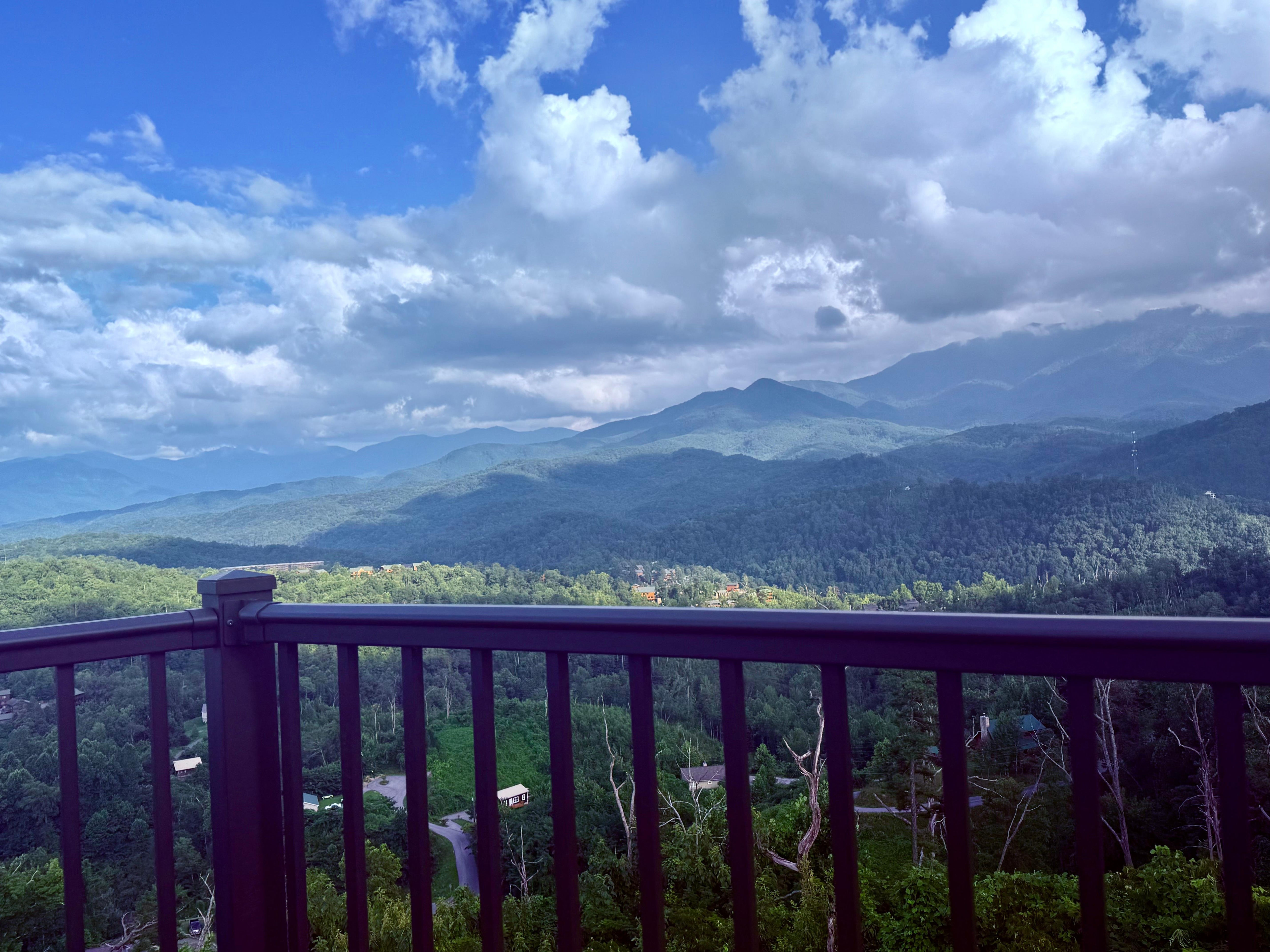 Gorgeous view from the upper deck 