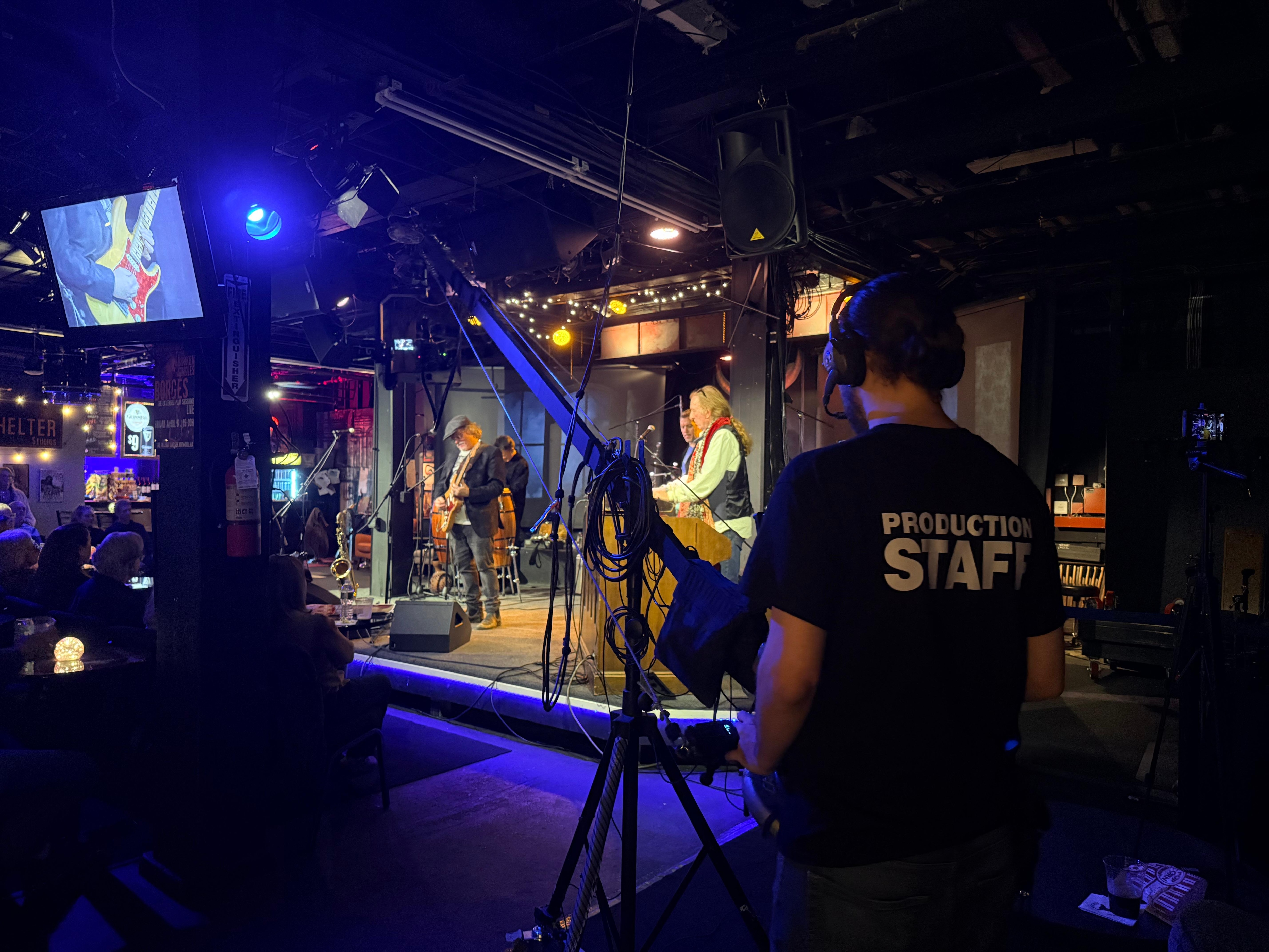 Band stayed here for their performance at the “ Falloot Shelter” in Norwood.