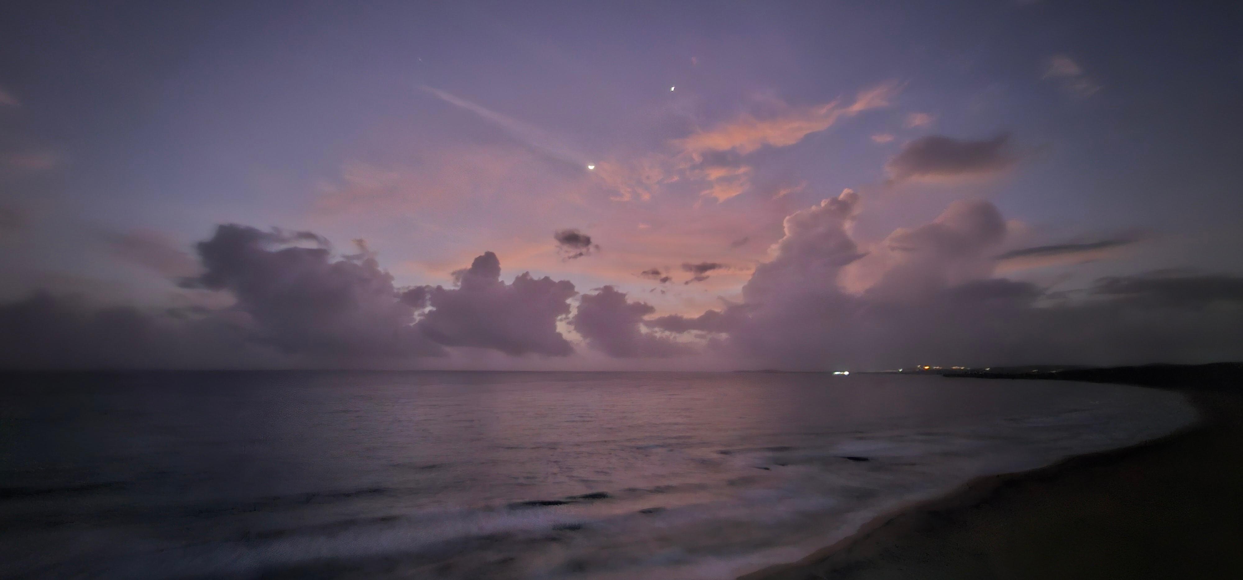 Night sky from balcony 