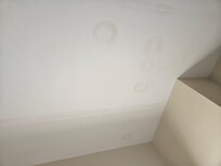 Water stains.